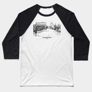 Champaign - Illinois Baseball T-Shirt